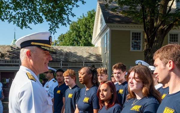 NTAG NEW ENGLAND AND NAVCO ATTEND NAVY WEEK PROCLAMATION CEREMONY AND OATH OF ENLISTMENT AT BIG E FAIR