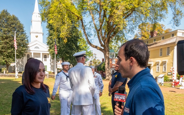 NTAG NEW ENGLAND AND NAVCO ATTEND NAVY WEEK PROCLAMATION CEREMONY AND OATH OF ENLISTMENT AT BIG E FAIR