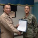 USS John C. Sennis Supply Awards at Quarters