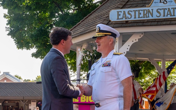 NTAG NEW ENGLAND AND NAVCO ATTEND NAVY WEEK PROCLAMATION CEREMONY AND OATH OF ENLISTMENT AT BIG E FAIR