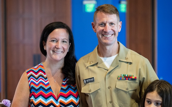 New Navy Band Sailors Pinned during Promotion Ceremony