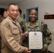 USS John C. Sennis Supply Awards at Quarters