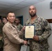 USS John C. Sennis Supply Awards at Quarters