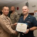 USS John C. Sennis Supply Awards at Quarters