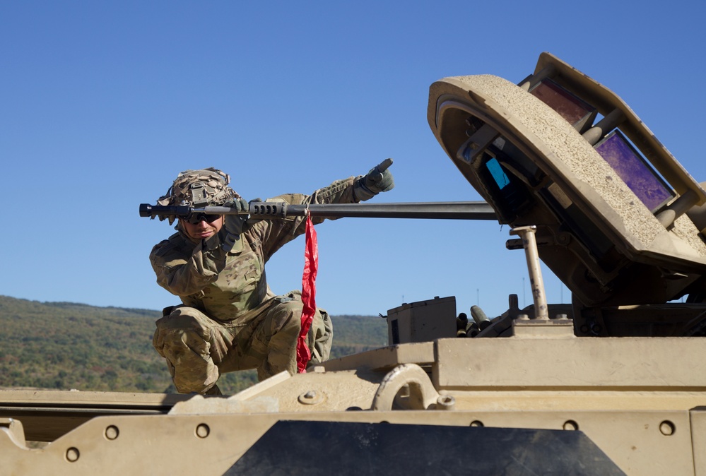 1st ABCT, 1st Infantry Division, M2A3 Bradley Gunnery at Novo Selo Training Area