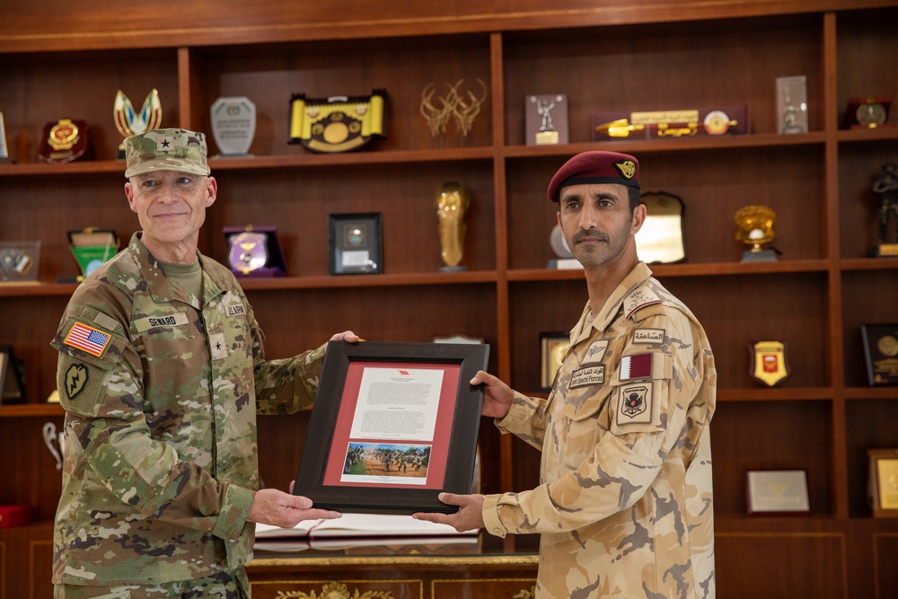W.Va. Guard, Qatar military leaders elevate partnerships; NATO interoperability, global burden sharing, aviation platforms discussed