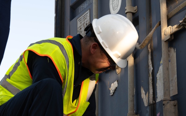 U.S. Coast Guard conducts Multi-Agency Strike Force Operation at the Port of New Orleans