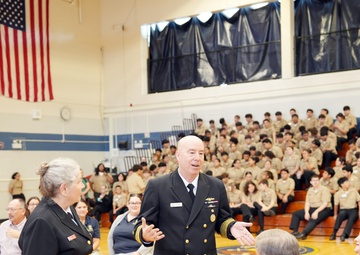 Admiral Houston Brings Rickover’s Legacy to Life for Chicago Cadets