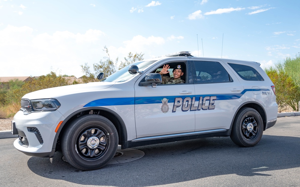 DM Airmen participate in First Responders Parade