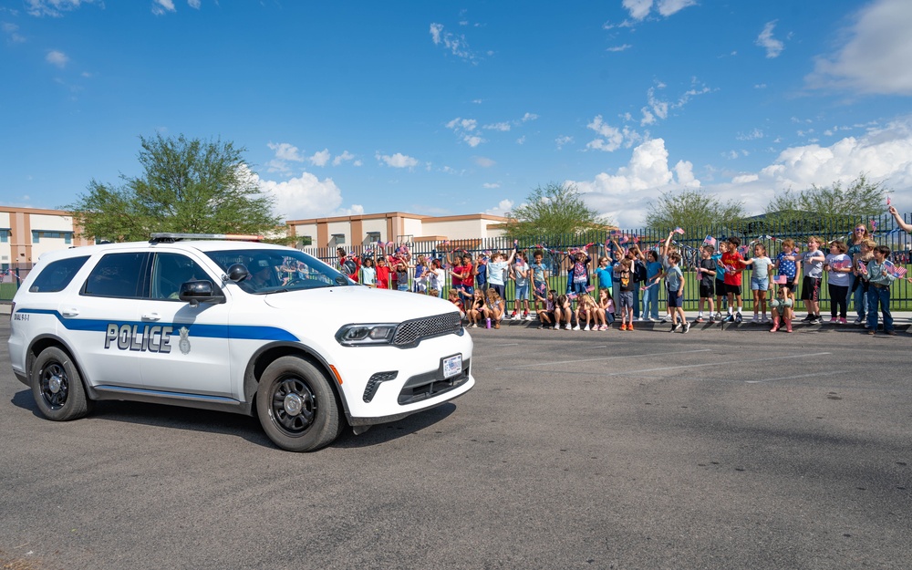 DM Airmen participate in First Responders Parade