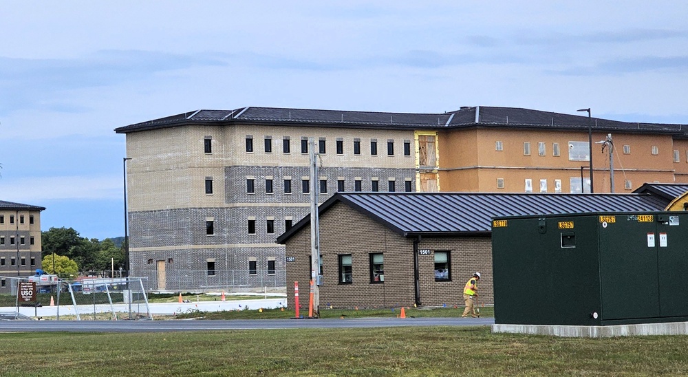 Fort McCoy’s East Barracks Project nearly 70 percent complete; work slightly ahead of schedule