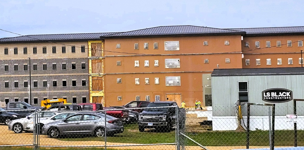 Fort McCoy’s East Barracks Project nearly 70 percent complete; work slightly ahead of schedule