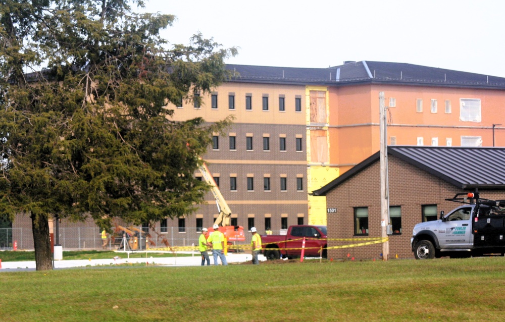 Fort McCoy’s East Barracks Project nearly 70 percent complete; work slightly ahead of schedule