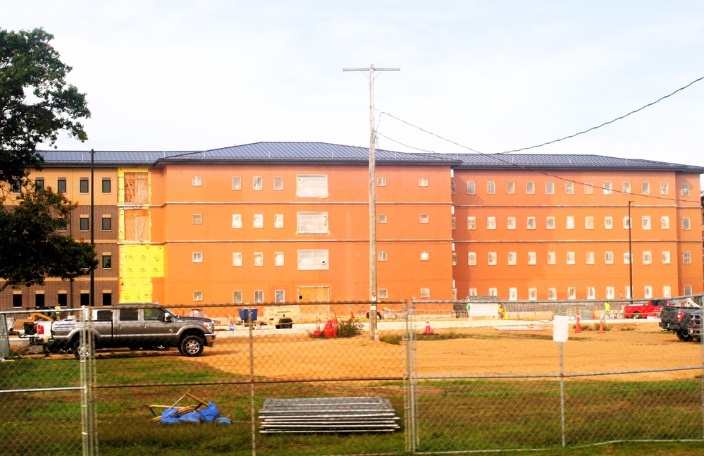 Fort McCoy’s East Barracks Project nearly 70 percent complete; work slightly ahead of schedule