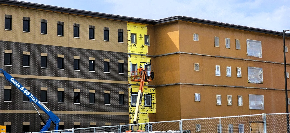 Fort McCoy’s East Barracks Project nearly 70 percent complete; work slightly ahead of schedule