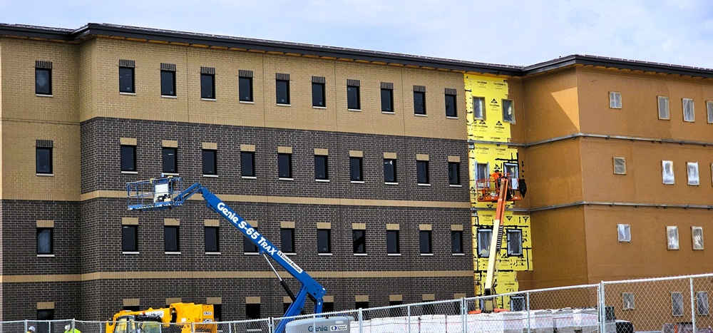 Fort McCoy’s East Barracks Project nearly 70 percent complete; work slightly ahead of schedule
