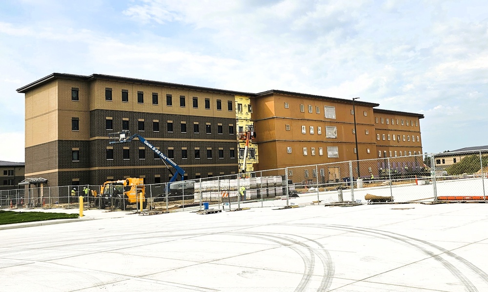 Fort McCoy’s East Barracks Project nearly 70 percent complete; work slightly ahead of schedule