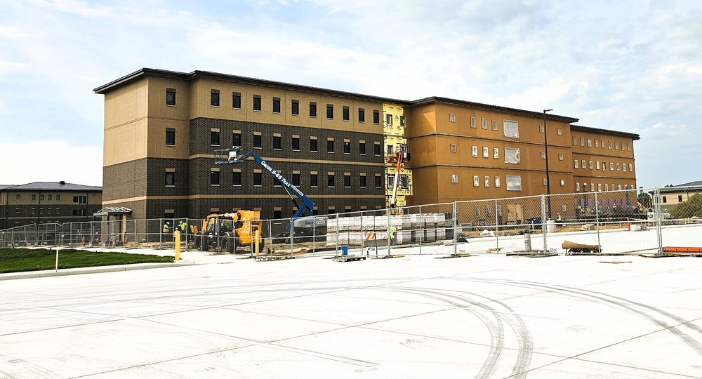 Fort McCoy’s East Barracks Project nearly 70 percent complete; work slightly ahead of schedule