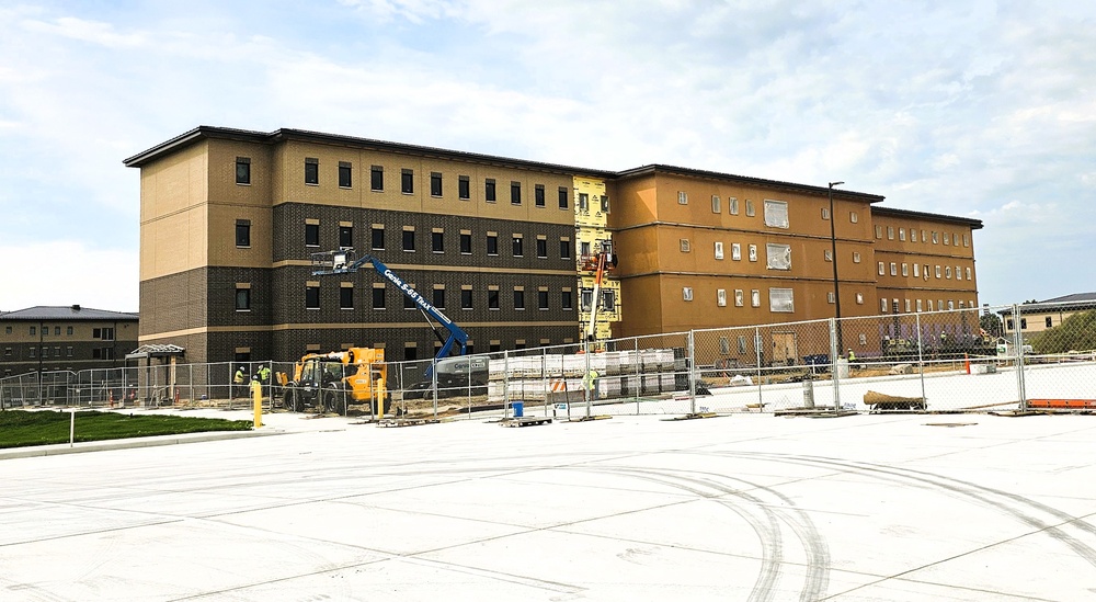 Fort McCoy’s East Barracks Project nearly 70 percent complete; work slightly ahead of schedule