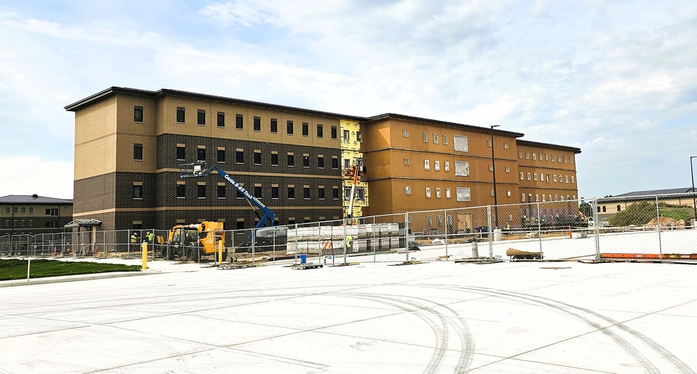 Fort McCoy’s East Barracks Project nearly 70 percent complete; work slightly ahead of schedule