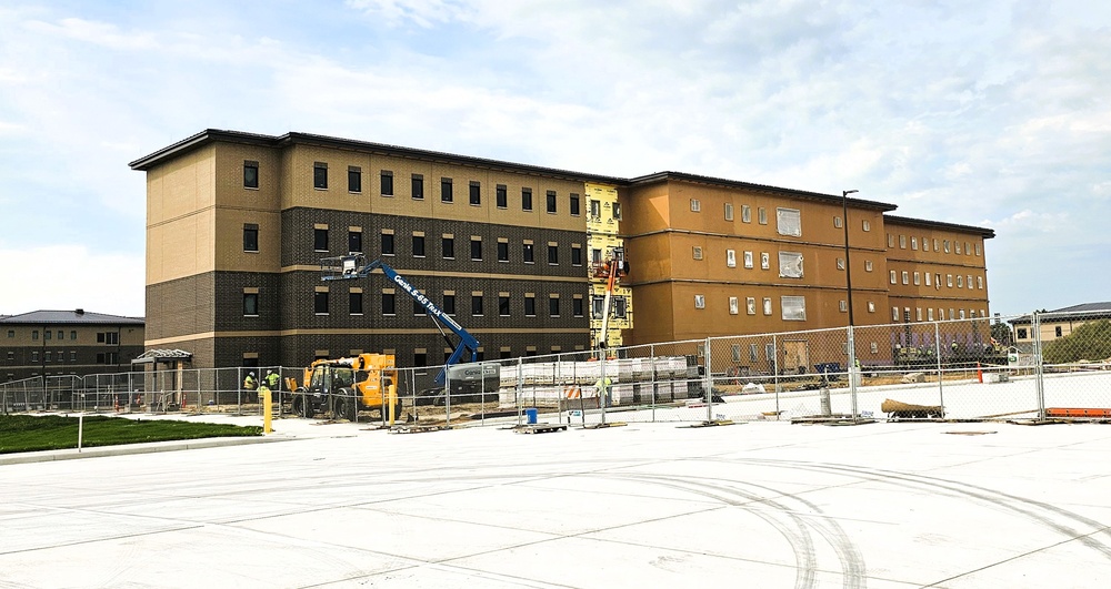 Fort McCoy’s East Barracks Project nearly 70 percent complete; work slightly ahead of schedule