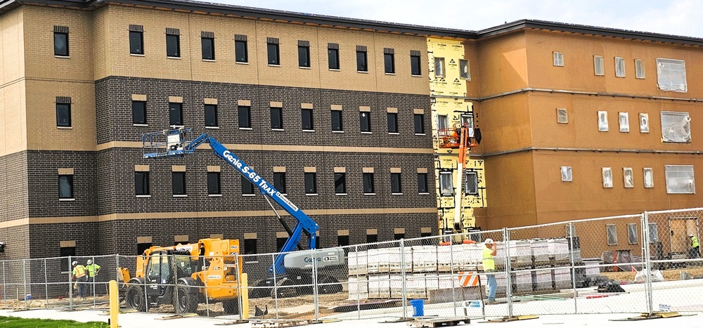 Fort McCoy’s East Barracks Project nearly 70 percent complete; work slightly ahead of schedule