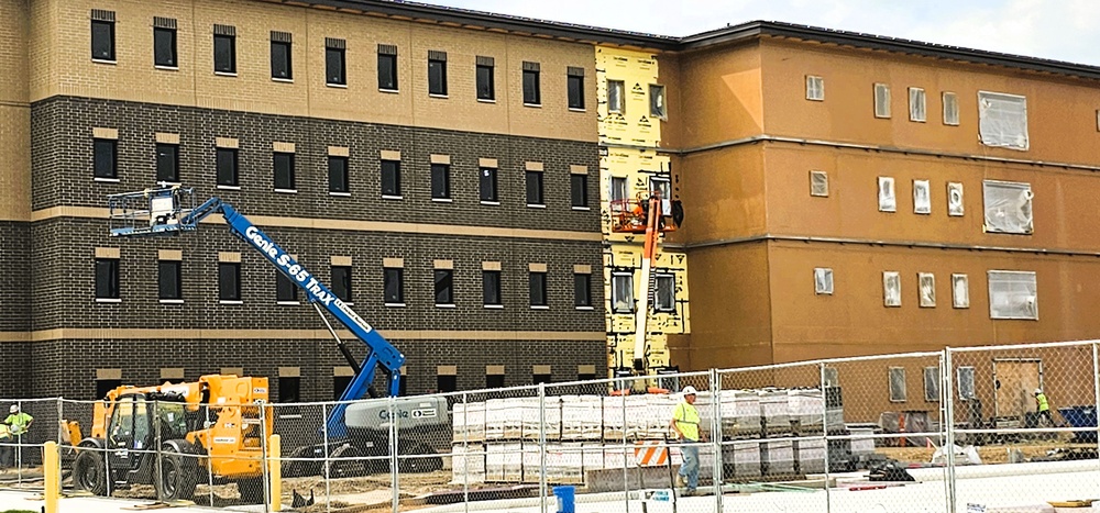 Fort McCoy’s East Barracks Project nearly 70 percent complete; work slightly ahead of schedule