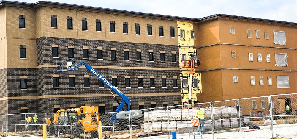 Fort McCoy’s East Barracks Project nearly 70 percent complete; work slightly ahead of schedule