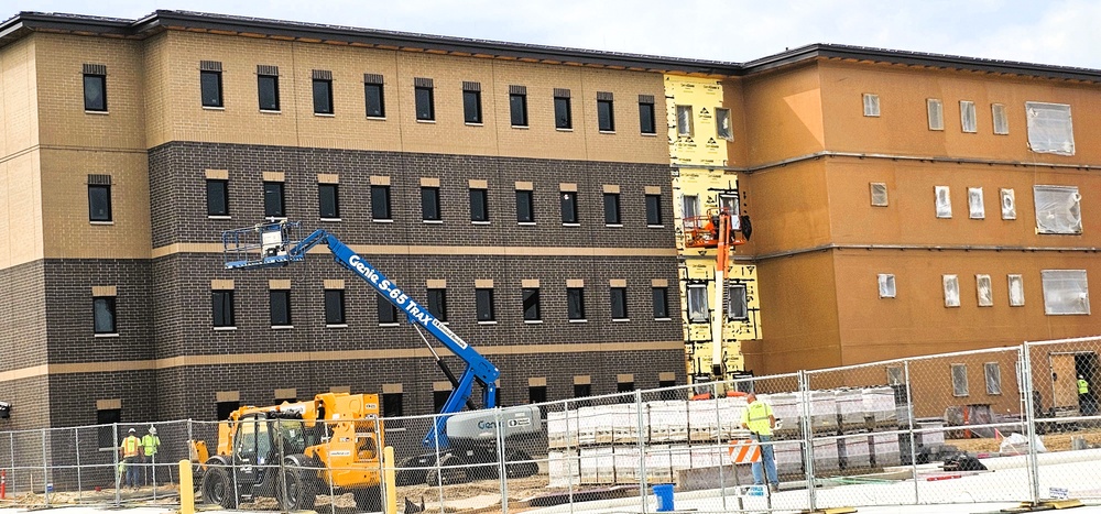 Fort McCoy’s East Barracks Project nearly 70 percent complete; work slightly ahead of schedule