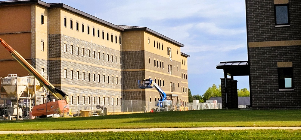 Fort McCoy’s East Barracks Project nearly 70 percent complete; work slightly ahead of schedule