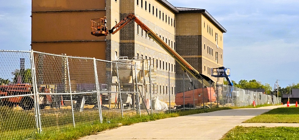 Fort McCoy’s East Barracks Project nearly 70 percent complete; work slightly ahead of schedule