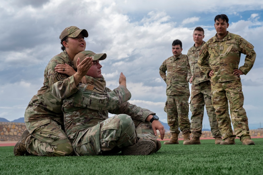 22nd ATF Airmen get hands-on with combative training