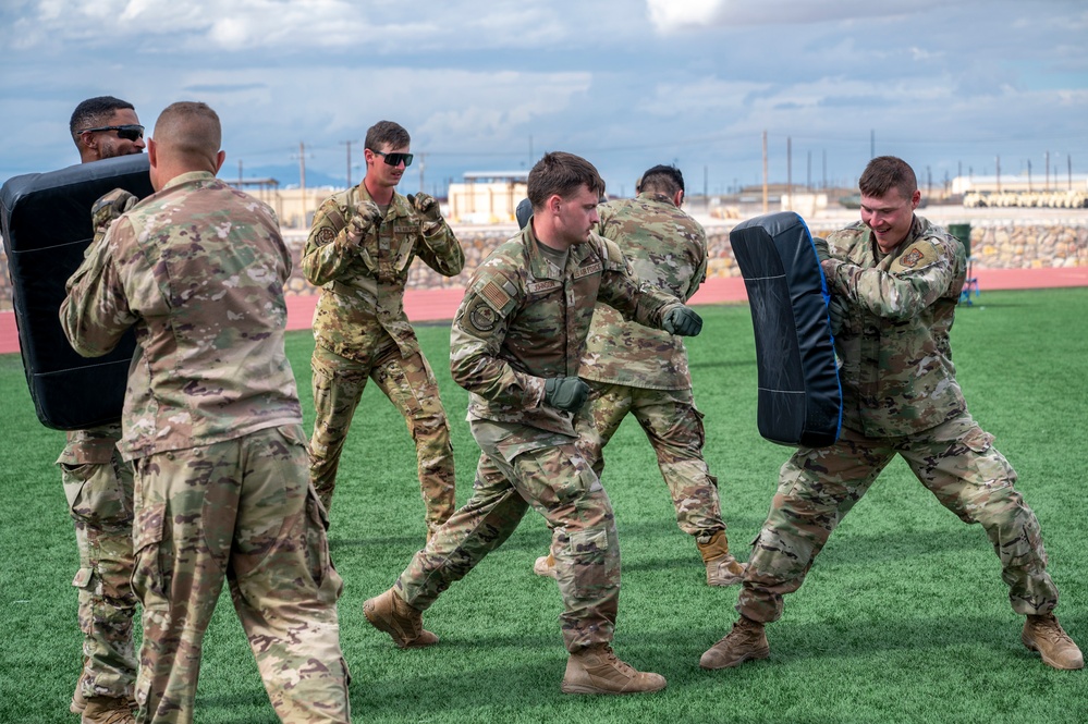 22nd ATF Airmen get hands-on with combative training