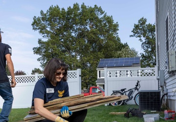 Sailors Repair a Home with Habitat for Humanity during Hartford-Springfield Navy Week
