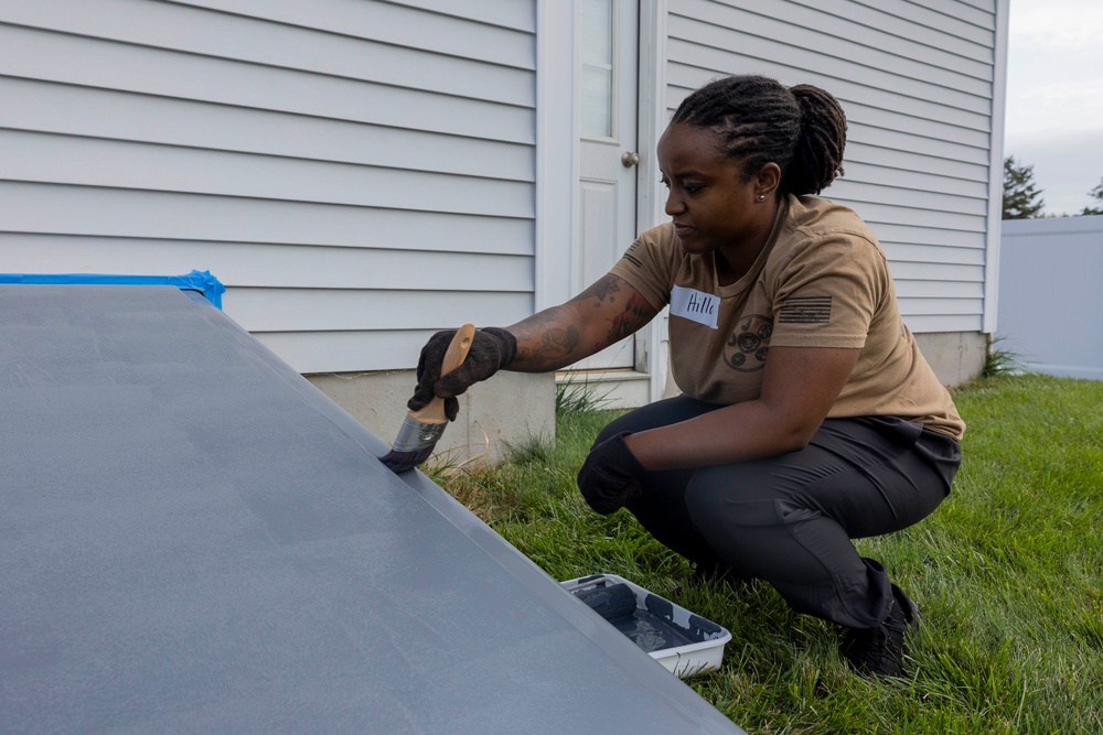 Sailors Repair a Home with Habitat for Humanity during Hartford-Springfield Navy Week