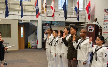 U.S. Army South Chief of Staff presides over a U.S. citizenship naturalization ceremony