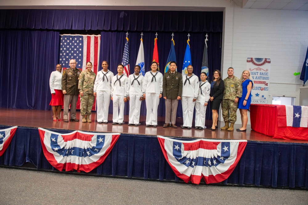 U.S. Army South Chief of Staff presides over a U.S. citizenship naturalization ceremony