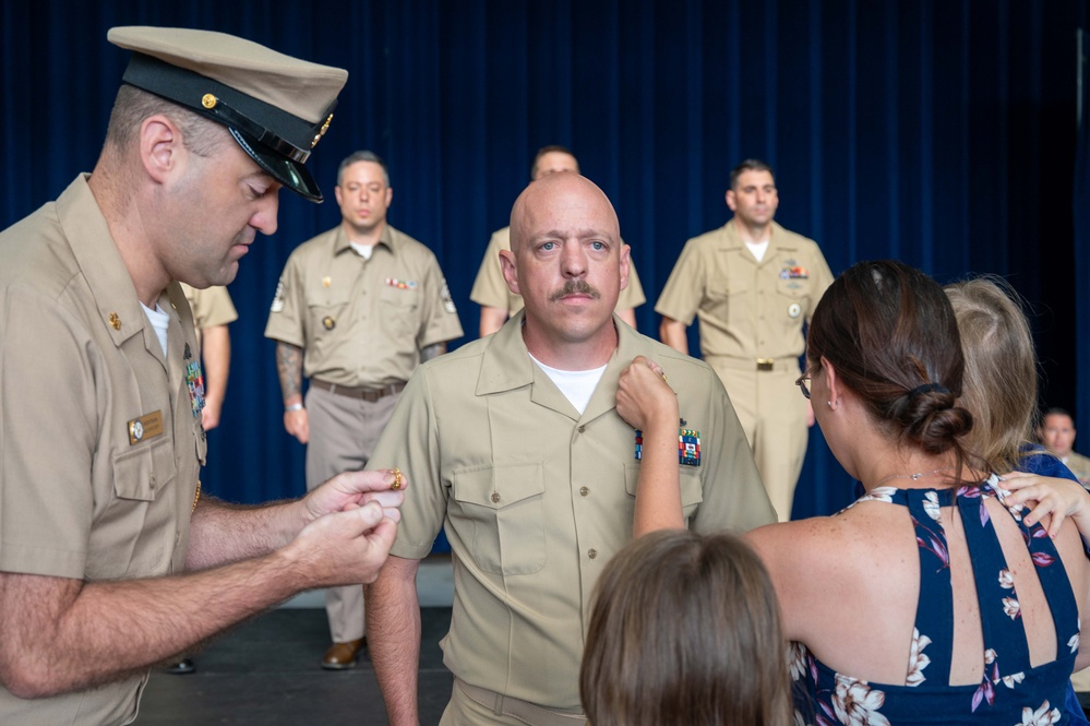 New Chief Petty Officers Pinned at Naval Support Facility Thurmont