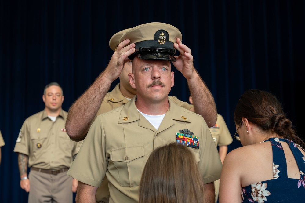 New Chief Petty Officers Pinned at Naval Support Facility Thurmont