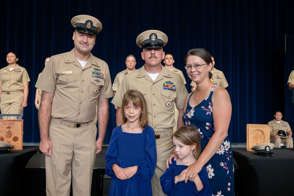New Chief Petty Officers Pinned at Naval Support Facility Thurmont
