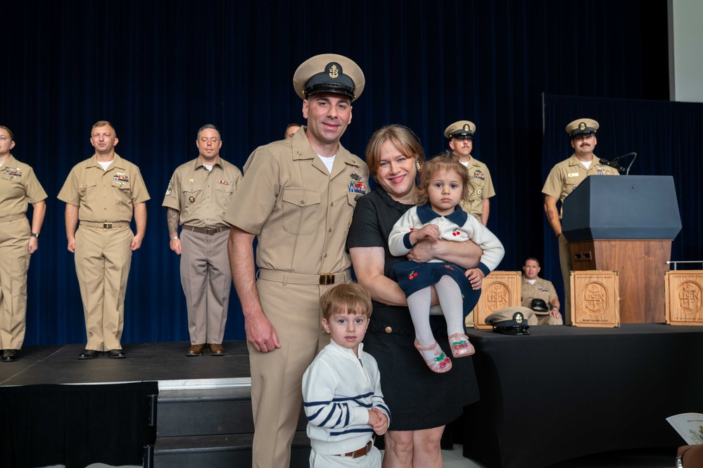 New Chief Petty Officers Pinned at Naval Support Facility Thurmont