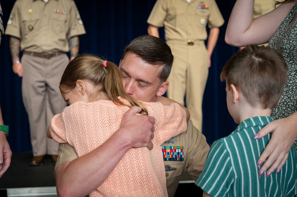 New Chief Petty Officers Pinned at Naval Support Facility Thurmont