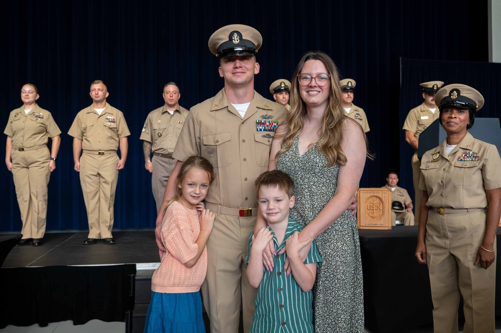 New Chief Petty Officers Pinned at Naval Support Facility Thurmont