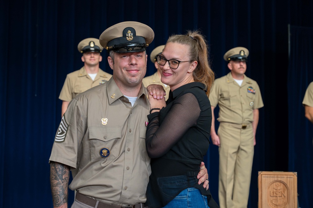 New Chief Petty Officers Pinned at Naval Support Facility Thurmont