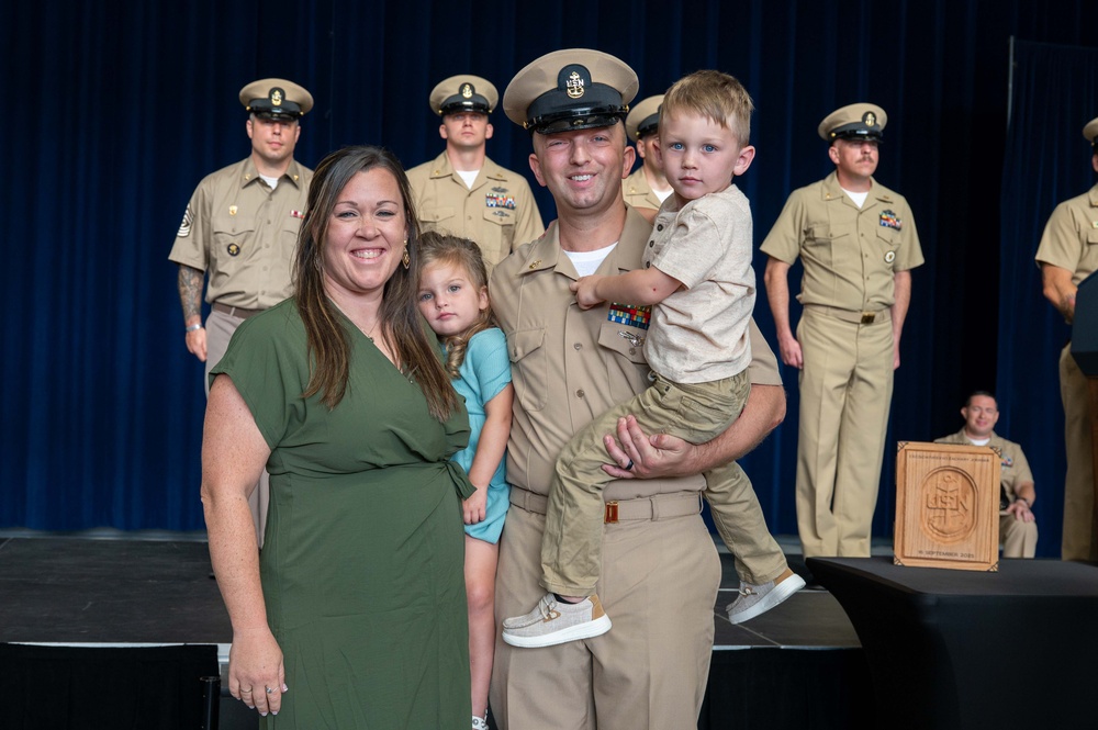 New Chief Petty Officers Pinned at Naval Support Facility Thurmont