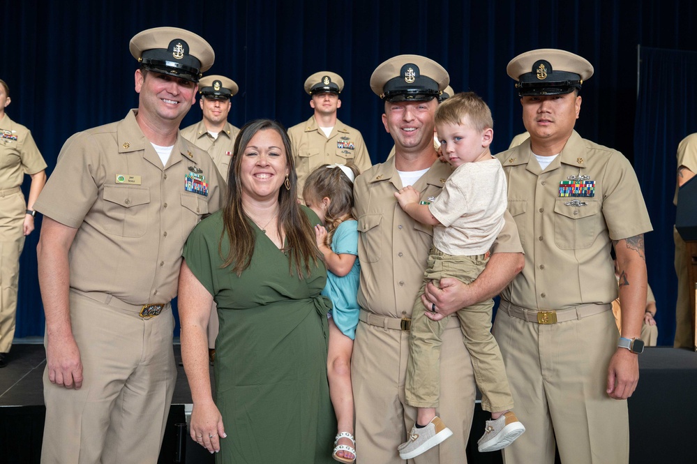 New Chief Petty Officers Pinned at Naval Support Facility Thurmont