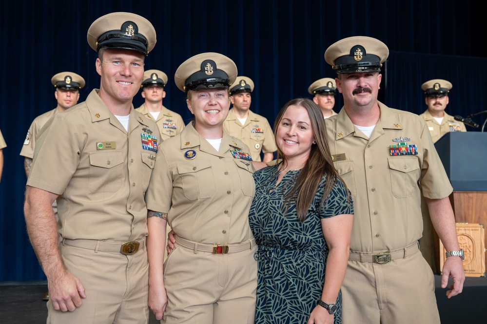 New Chief Petty Officers Pinned at Naval Support Facility Thurmont