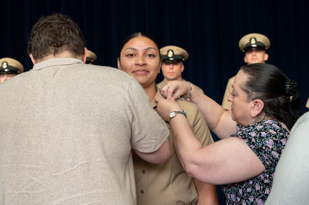 New Chief Petty Officers Pinned at Naval Support Facility Thurmont