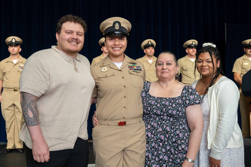 New Chief Petty Officers Pinned at Naval Support Facility Thurmont