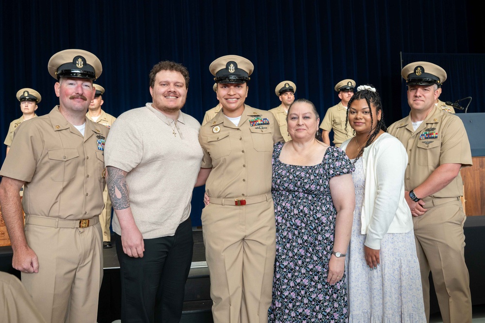 New Chief Petty Officers Pinned at Naval Support Facility Thurmont